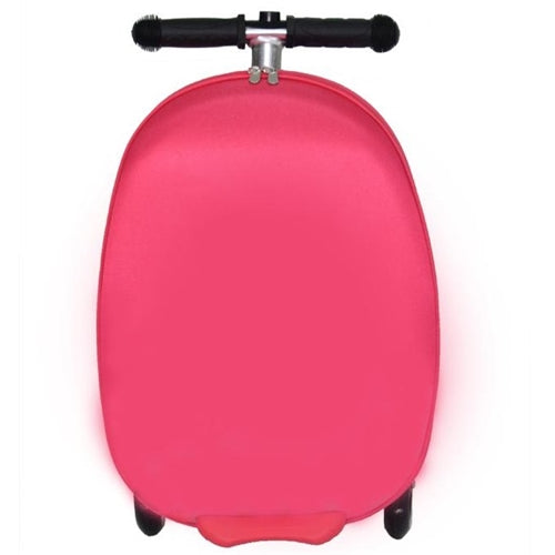 19 inch EVA scooter suitcase - solid pink