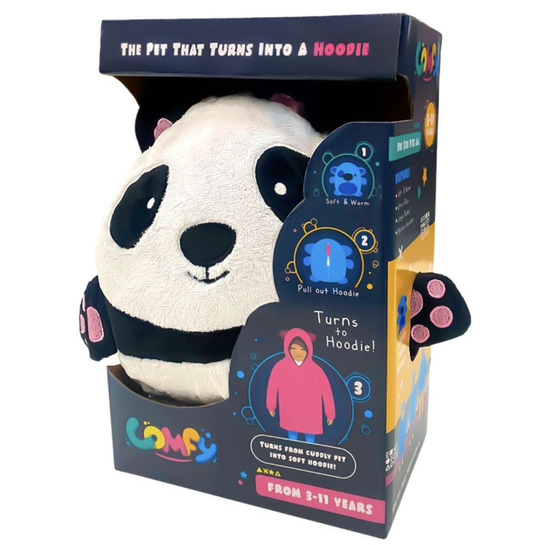 Comfy panda animal hoodie